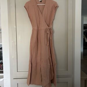 Target Universal Threads Blush Maxi Wrap Dress